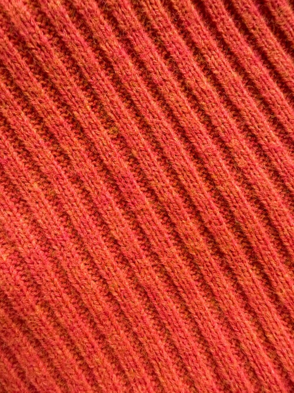 Vintage Bobbie Brooks Red/Orange Sweater - Picture 4 of 5